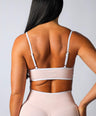 Seamless Contrast Bra- Baby Pink