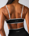 Seamless Contrast Bra Black
