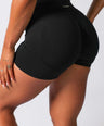 Seamless Contrast Short Black
