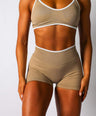 Seamless Contrast Bra- Latte