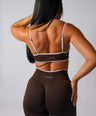 Seamless Contrast Bra- Espresso