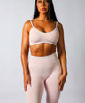 Seamless Contrast Bra- Baby Pink