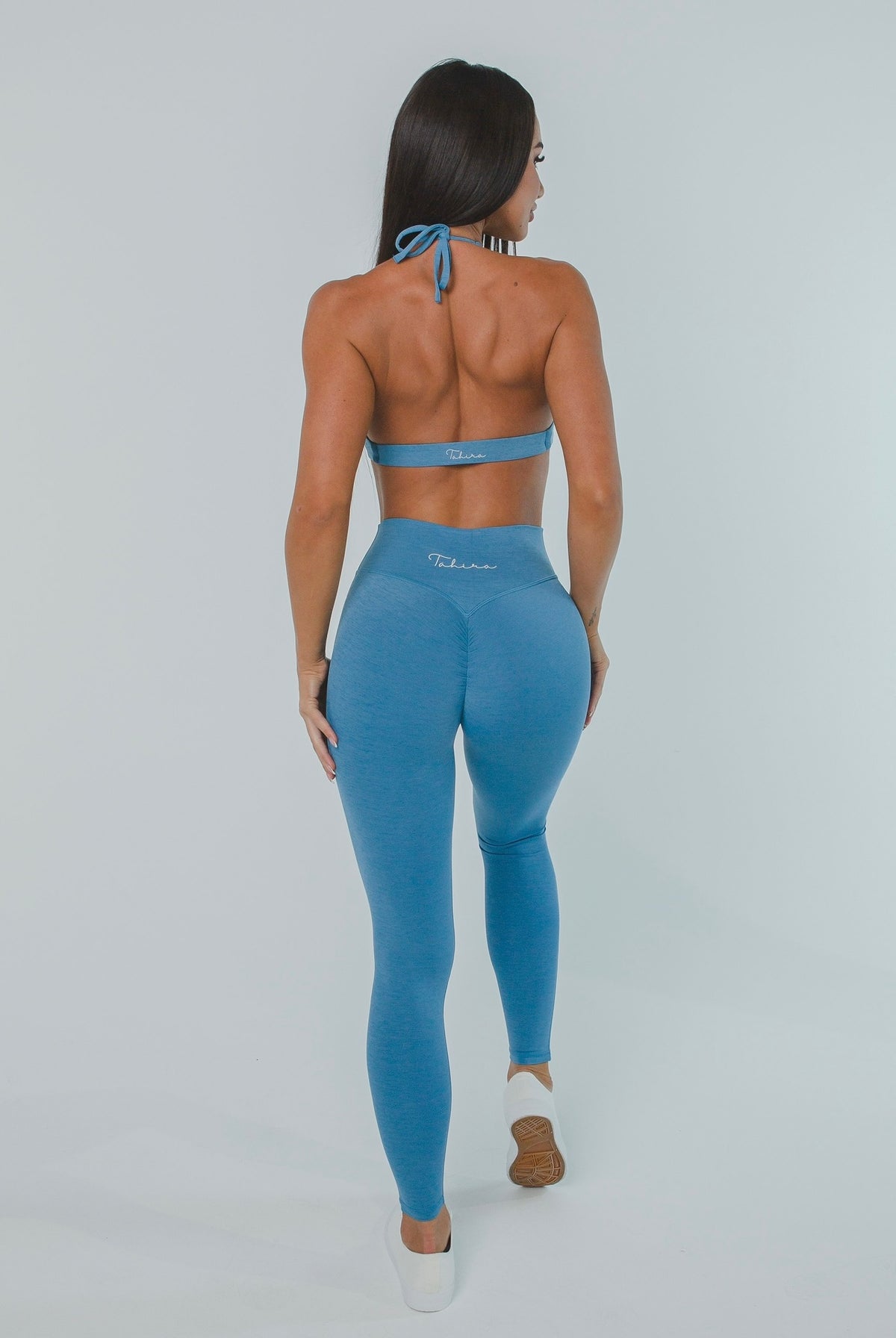 RISE BRA- BLUE - TAHIRA Official - Womens Gym Gear