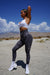 EMERGE LEGGINGS- Dark Grey - TAHIRA By KB - Womens Gym Gear