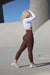 LEVEL UP LEGGING- BROWN (Pre Order - ships Dec 1-7) - TAHIRA Official - Womens Gym Gear