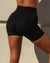 BOUJEE BASIC NON-SCRUNCH GYM SHORTS- BLACK - TAHIRA By KB - Womens Gym Gear