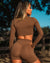 BOUJEE BASIC NON SCRUNCH GYM SHORTS- BRONZE - TAHIRA By KB - Womens Gym Gear