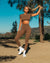 BOUJEE BASIC NON-SCRUNCH LEGGINGS- BRONZE - TAHIRA By KB - Womens Gym Gear