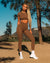 BOUJEE BASIC SCRUNCH LEGGING- BRONZE - TAHIRA By KB - Womens Gym Gear