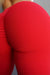 JADE LEGGINGS- RED - TAHIRA By KB - Womens Gym Gear